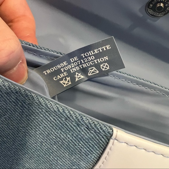 Dior Denim Beauty Clutch to Crossbody Bag and Handbag Rare Find - Picture 10 of 13